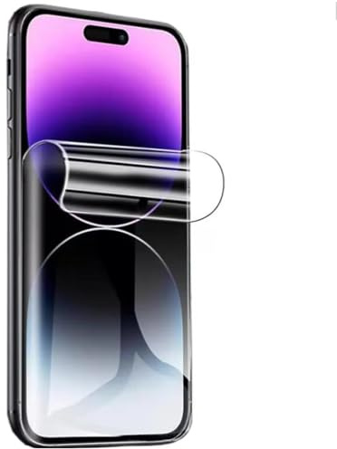 Silsewip Hydrogel Displayschutzfolien für iPhone 16 Pro Max 6.9 | Hohe Touch-Empfindlichkeit,2er Pack Flexible TPU-Weichfolie (Ungehärtetes Glas)
