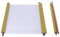 Lot de 2 feuilles de papier magique réutilisable, 150 cm x 45 cm, tissu pour dessin à l'eau, pratique de peinture, carnet de notes, calligraphie, tissu magique pour écriture