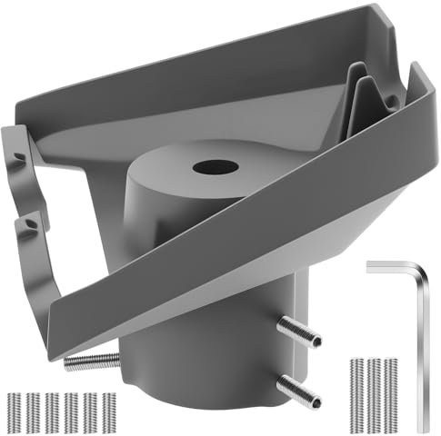 Foppla Starlink Gen 3 Rohradapter, Starlink Pole Mount Gen 3, Starlink Gen 3 Halterung, Starlink Gen 3 Pipe Adapter für Starlink Gen 3 Standard Dish, V3 Kickstand Dishy, Pole Mount Adapter Montageset