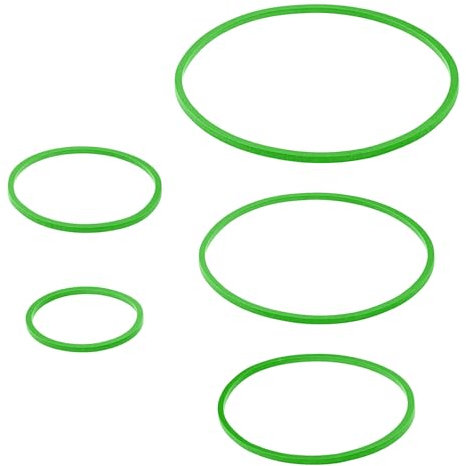 5Pcs Aquarium Floating Plant Rings, Fish Feeding Ring, Aquarium Plant Holder for Keeps Duckweed Out or In, 5 Sizes of Floating Plants Rings for Feeding Fish, Fishing Tank Decoration