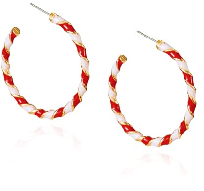 Ohrringe Hänge Weihnachten Weihnachts Ohrringe Weihnachtsohrringe Lustige Christmas Earrings für Kinder und Damen Weihnachtsschmuck-Look