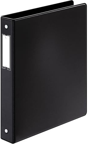 Cardinal Easy Open Locking Round Ring Binder, medio, blu 2.54 cm Black