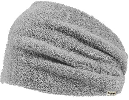 CHARM Herren Frottee Sport Stirnband - Damen Fitness Headband Schweißband Grau