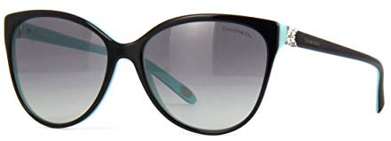 TIFFANY Donna 0Ty4089B 80553C 58 Occhiali da sole, Nero (Black/Blue/Gray Gradient)