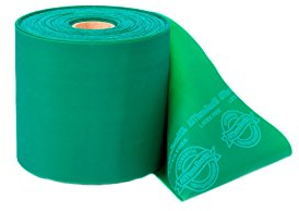 THERABAND Latexfreies Übungsband 45 m 45 cm, Grün | Schwer, OneSize