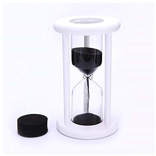 Florawang Sanduhr aus weißem Holz, leer, für Ihre Hochzeitszeremonie