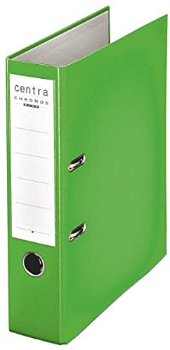 Centra 230146 Standard-Ordner (grauappe RC, mit PP-Folie kaschiert, A4, 8 cm Rückenbreite, Chromos) apfelgrün