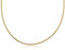InCollections Damen-Halsreif 925/000 Sterlingsilber vergoldet Omega 1,8/45 cm 154029C180200