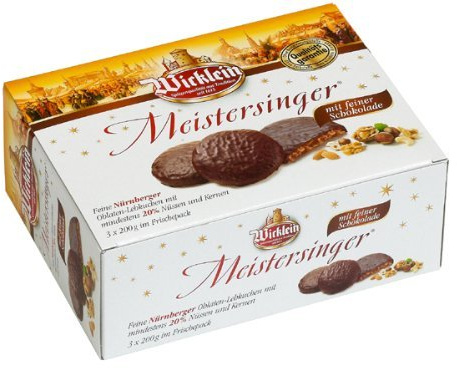 Wicklein Meistersinger Oblaten-Lebkuchen Box 600g