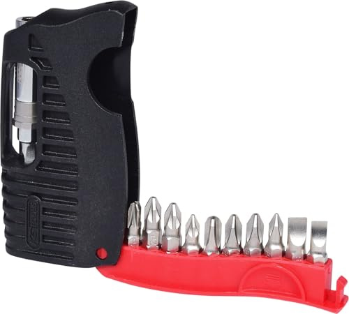 KS Tools 911.2840 1/4 Classic Mini-Bit-Etui, 11-TLG. Schlitz, PH, PZ