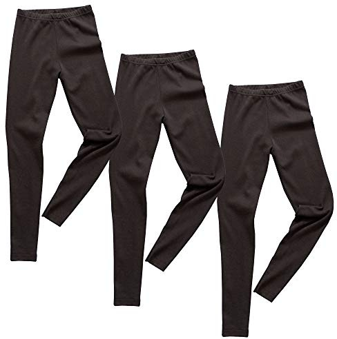 HERMKO 2720 3er Pack Kinder Legging aus Bio-Baumwolle