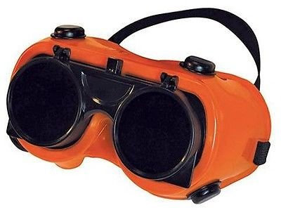WELDING GOGGLES ROUND LENS FLIP EYE PROTECTION SAFETY PLASMA CUTTING WORK U193