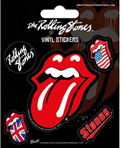 Rolling Stones - Tongue, Vinyl-Aufkleber, 10 x 12.5 cm
