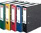 HERLITZ Ordner maX.file nature A4 Wolkenmarmorbezug selbstklebendes Rückenschild | 5er Sparpack in diversen Farben zur Auswahl (8cm breit | 10er Pack, sortiert)