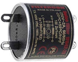 1FD42-2R Filtro: antidisturbo di rete 100nF 1mH Ilavoro max: 2A 250V FILTERCON