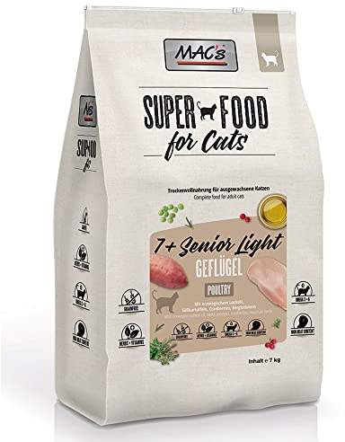 Mac's Katzenfutter getreidefrei 7+ Senior/Light, 7 kg