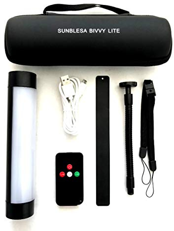 Sunblesa LED Camping-Licht, multi-magnetisch zum Karpfenangeln, Bivvy Light Duo mit Power-Bank-Funktion, Telefon 5000 mAh rotes und weißes grün Licht