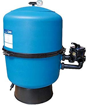 Midas Interactive Sandfilter MIDA.Split Ø 500 mm, Poolfilter, Sandfilter Kessel, Wasserabweisend, Polypropylen (PP), Blau