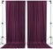 AK TRADING CO. Vorhänge mit Stangentaschen, Polyester, 3 x 3 m, Auberginen-Violett
