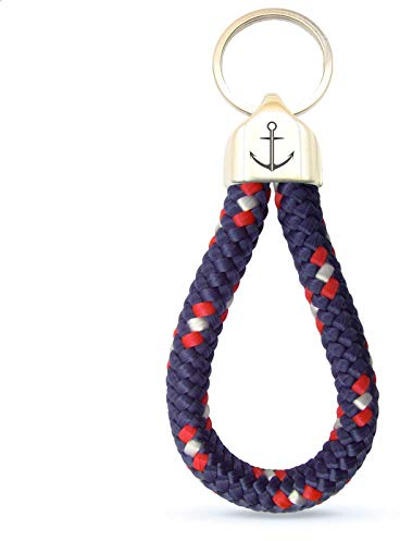 MeLifestyle Schlüsselanhänger aus Segelseil Paracord für die Arbeit Auto Haus und Privat Atlantic Maritime