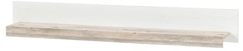 Lomadox Wandboard im klassischen Landhaus Stil in Pinie weiß Breite : 150cm