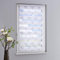 DECOLIA by Garesa Duo Rollo - Doppelrollo Klemmfix ohne Bohren 75 x 150 cm - Weißer Stoff mit grauen Kreisen, Fenster Sichtschutz und Lichtschutz, Mit Kettenzug