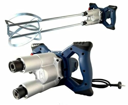 TrAdE Shop Traesio Trapano Miscelatore MESCOLATORE 2 FRUSTE per Colla E Malta 1500W REHM-150C