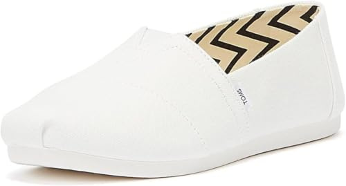 TOMS Alpargata Classic Canvas Shoes - Timeless Style & All-Day Comfort with Eco-Friendly Craftsmanship White