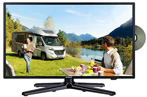Gelhard GTV1982PBT LED Fernseher 19 Zoll TV DVD DVB-S/S2/T/T2/C 230/12/ 24 Volt