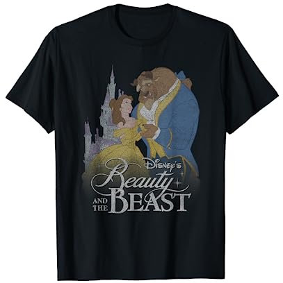 Disney Beauty and the Beast Belle Beast Castle T-Shirt