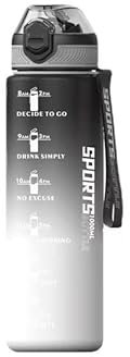MUNGRA Trinkflasche Wasserflasche Water Bottle für Student, Büro, Sportler, Kinder, Fitness