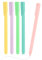 OFFCUP Gel Tintenstifte, 5pcs Aesthetic Kugelschreiber, 0.5mm niedlicher Gelschreiber, Pastell Roller Kugelschreiber Macaron Farbnachfüllungen Premium-Gelstifte