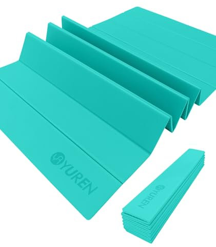 RYTMAT Faltbar Yogamatte 195×90cm TPE Fitnessmatte Gymnastikmatte 10mm Dicke Trainingsmatte Rutschfest Turnmatte Sportmatte