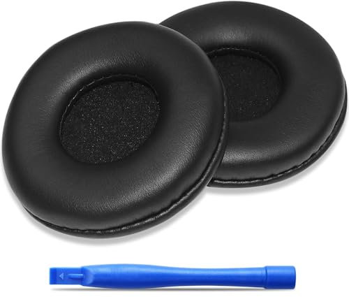 Ersatz Ohrpolster für AKG K518 /K518DJ /K81 /K518LE Polster,Kopfhörer Polster aus Kunstleder für Over Ear Headphones