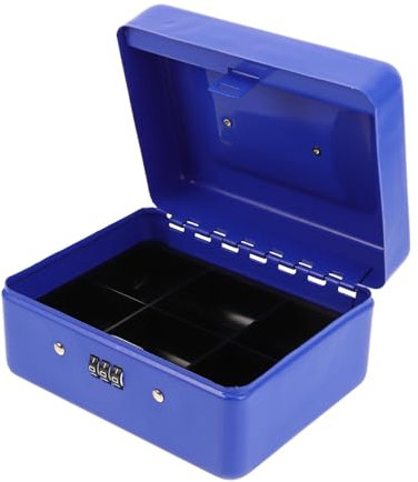 OSALADI Schrankschlossbox Kassenbox Mit Zahlenschloss Für Geldwechselhalter Etui Glas