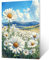 Blume Malen Nach Zahlen Erwachsene-Malen Nach Zahlen Berg, Diy mit Leinwand und Pinsel und Acrylfarben Set, Malen Nach Zahlen Erwachsene Bastelset Als Zimmer Deko, Geschenke für Frauen 70x95cm N-Y- V