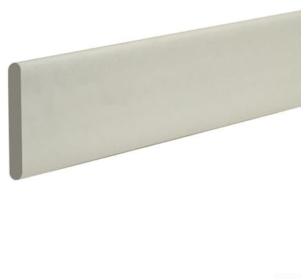 Elegante battiscopa in marmo progettato per una facile pulizia e manutenzione (grigio)