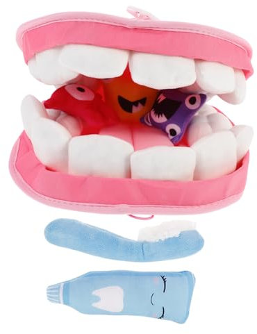 Milisten Boys and Girls Tooth Toy Educational Plaything for Boys and Girls Soft Safe Materials