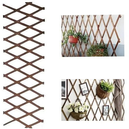 Yeesport Expandable Plant Trellis, tuteur pour plantes grimpantes, clôture de jardin, grille en noisetier pour plantes grimpantes, pour le jardin, le balcon et les terrasses