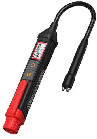 Automotive Brake Fluid Tester Pen, Brake Fluid Tester dot 3 dot 4 dot 5.1 | Ht663L Brake Oil Tester with 8.5 Inch Probe, Brake Fluid Tester Car with Data Hold,3 Colors Backlight Alarm