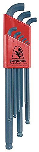 Starrett 16599 Juego de llaves, rosso, 1.5-10mm