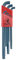 Starrett 16599 Juego de llaves, rosso, 1.5-10mm