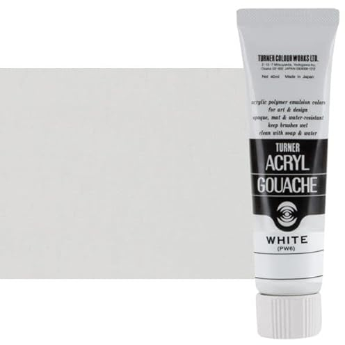 Turner acrylic gouache 40ml White (japan import)