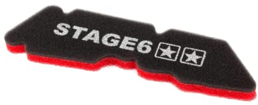 Filtro dell' aria Stage6 Double Layer per Piaggio lang (a partire dal 1998) (Langer Motor Block, nessuna einspritzer; per Piaggio NRG MC2