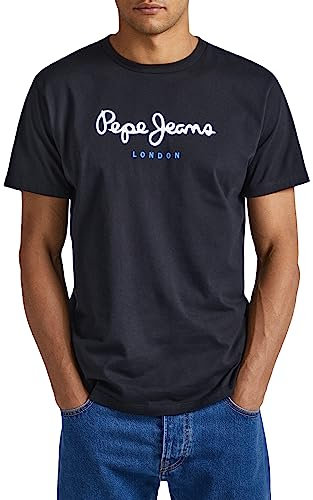 Pepe Jeans Eggo T-shirt pour Regular Fit Manches Courtes Noir