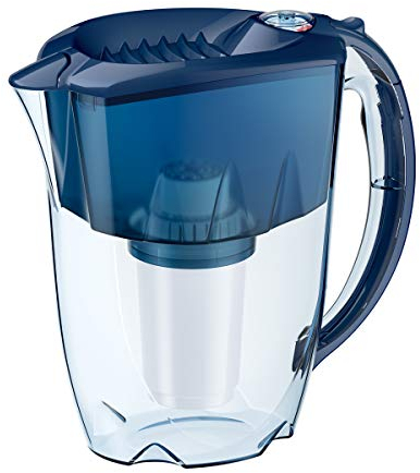 PRESTIGE AQUAPHOR Carafe filtrante Bleu 2.8L 1 Cartouche Filtre à Eau