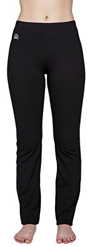 Sonnengruss Yogahose Damen (L, schwarz)