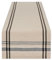 DII Tischläufer im Landhausstil, gestreift, französischer Stil, 35,6 x 274,3 cm, Taupe/Schwarz