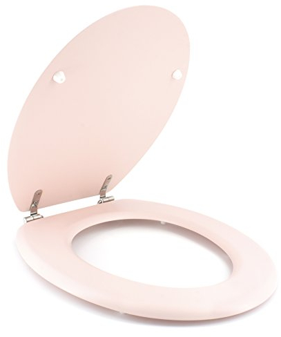 Gelco Design Toilet seat, Wood, Pink, 44 x 37,5 x 5,5cm