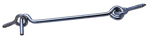 irsa24 50 X Sturmhaken mit 2 Ösen 4.40x100 Edelstahl A2